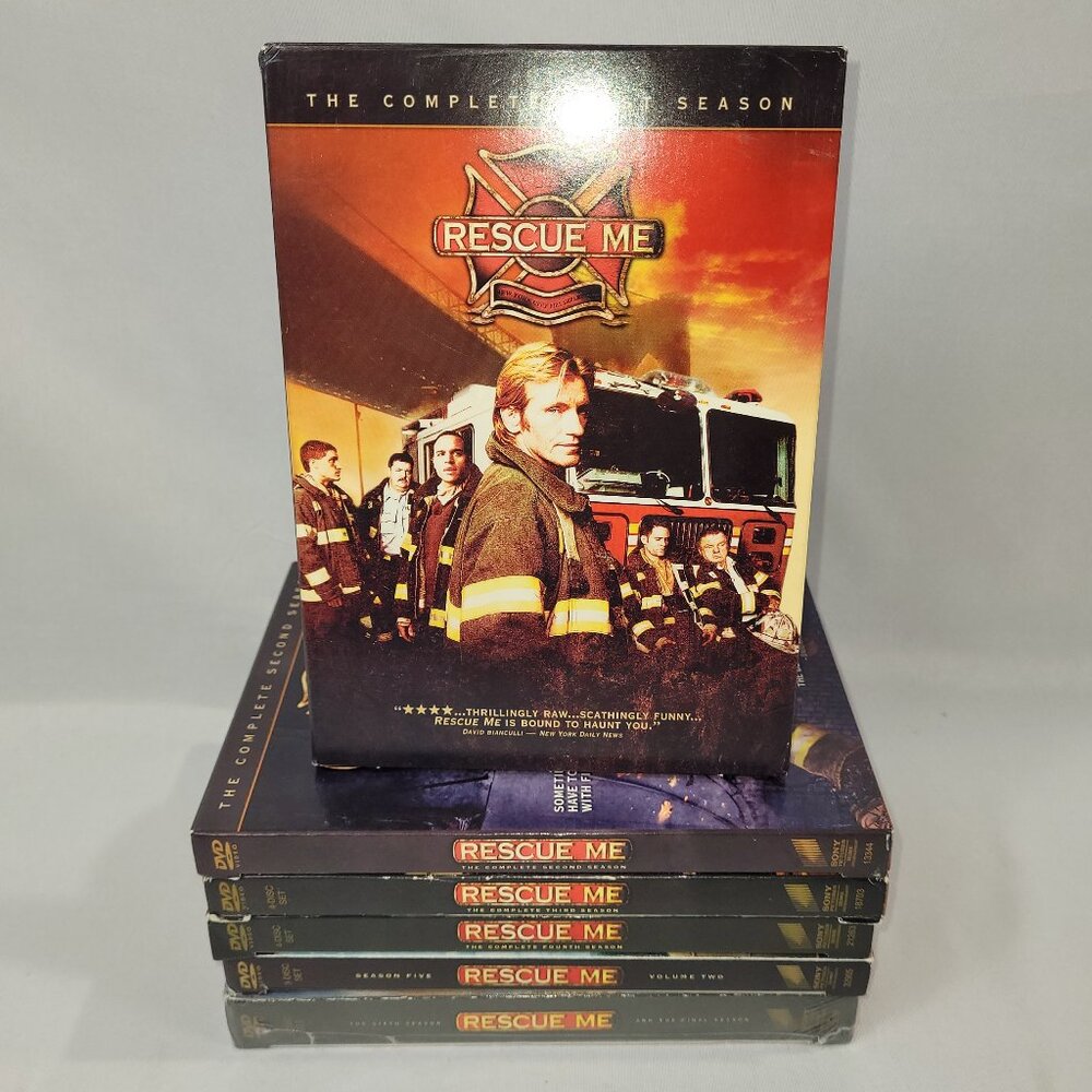 DVD Rescue Me FX TV Show Denis Leary Firefighter Series Seasons 1-4 5 Part 2 & 6